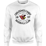 Cooleemee Cards - North Carolina - Vintage Defunct Baseball Teams - Unisex Sweatshirt