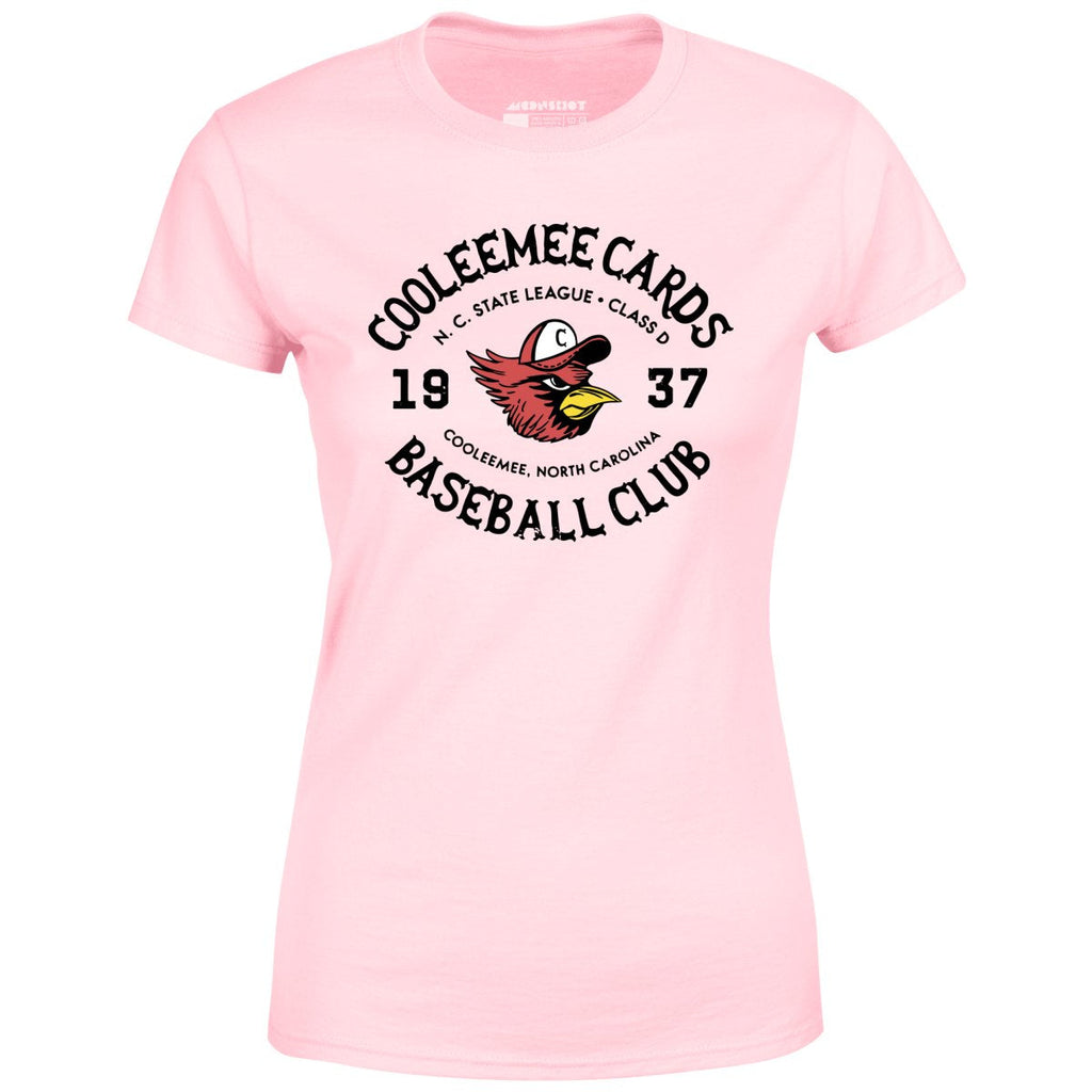 Cooleemee Cards - North Carolina - Vintage Defunct Baseball Teams - Women's T-Shirt