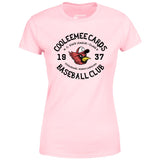 Cooleemee Cards - North Carolina - Vintage Defunct Baseball Teams - Women's T-Shirt