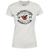 Cooleemee Cards - North Carolina - Vintage Defunct Baseball Teams - Women's T-Shirt