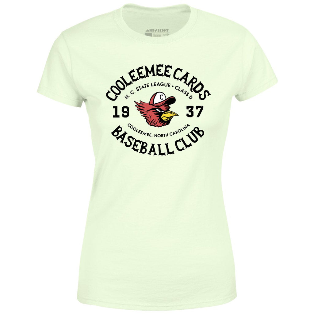 Cooleemee Cards - North Carolina - Vintage Defunct Baseball Teams - Women's T-Shirt