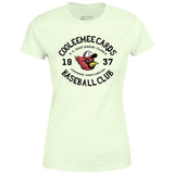 Cooleemee Cards - North Carolina - Vintage Defunct Baseball Teams - Women's T-Shirt
