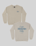 Core Memories Crewneck Tan Sweatshirt