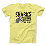 Sharks With Frickinâ€™ Laser Beams Funny Movie Men/Unisex T-Shirt