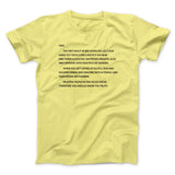 Letter To Sam Men/Unisex T-Shirt