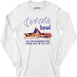 Covina Bowl - Covina, CA - Vintage Bowling Alley - Long Sleeve T-Shirt