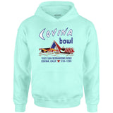 Covina Bowl - Covina, CA - Vintage Bowling Alley - Unisex Hoodie