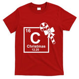 Christmas Periodic Table Symbol T-Shirt