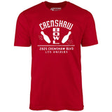 Crenshaw Bowl - Los Angeles, CA - Vintage Bowling Alley - Unisex T-Shirt