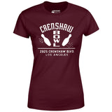 Crenshaw Bowl - Los Angeles, CA - Vintage Bowling Alley - Women's T-Shirt
