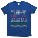 Christmas Ugly Sweater Santa Claus Mechatronics Engineer Gift T-Shirt