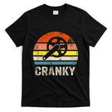 Cranky Vintage Sun Funny Bicycle Lovers Cycling Cranky T-Shirt