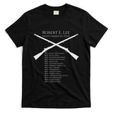 Civil War Shirts Robert E Lee North American Tour Gift T-Shirt