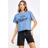 Midwest Vintage Graphic Crop Top