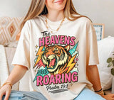 Heavens Are Roaring Tiger Psalm 19 Dtf Graphic