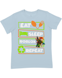 YOUTH Eat Sleep Roblox Premium Crewneck Tee