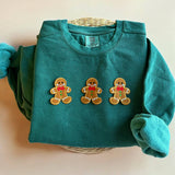 Comfort Colors Gingerbread Cookies Vintage Christmas Sweater Unisex T-shirt, Sweatshirt, Hoodie, Long Sleeve Tee