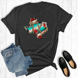 Serape Leopard Texas Graphic Tee