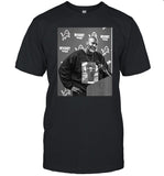Dan Campbell Wearing Brad Holmes Photo On Shirt