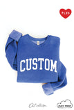 Custom Puff Print Plus Graphic Sweatshirt