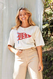 USA Pennant Mineral Washed Graphic Top