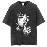 Men's Anime Graphic Tee – Streetwear Harajuku Hip Hop Top