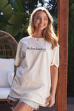 He First Loved Us Oversized Graphic Top