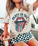 Party in the USA - Cream Tee