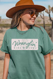 Wranglin Kids and Cows Graphic Tee
