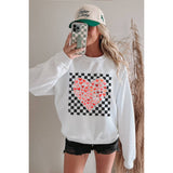 Heart Valentine Graphic Sweatshirts