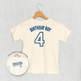 Birthday Boy Varsity #4 (Kids Back Print)