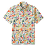 Hawaiian Shirt For Men Afternoon Ocean Button-down Shirt Short Sleeve 100% Cotton Shirt