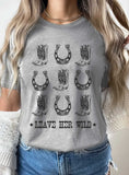 Leave Her Wild Graphic Tshirts