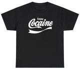 Enjoy Cocaine Coca Cola Parody Tee