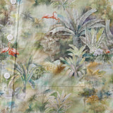Tropical Hawaiian Shirt For Men Exotic Charm Print Cotton Button-down Short Sleeve Aloha Shirt
