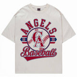 Vintage Angels Baseball League Crewneck Tee