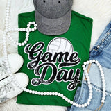 Black Sequin Volleyball Game Day Patch Turf Green Everyday Tee Unisex T-shirt, Sweatshirt, Hoodie, Long Sleeve Tee