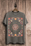 Rose Floral Graphic Top