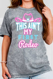 Neon This Ain't My First Rodeo Mineral Graphic Tshirts