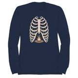 Ribcage Forest Campfire Art Women's Sweatshirt