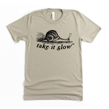 Take It Slow Snail Graphic Tee  309
