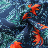 Women's Hawaiian Shirt Birds of Paradise By Fizah Malik Print Cotton Button-up Short Sleeve