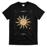 Dark Academia Aesthetic Light Academia Sun And Moon Tarot T-Shirt