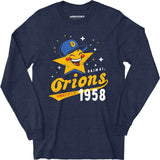 Daimai Orions - Vintage Defunct Baseball Teams - Long Sleeve T-Shirt