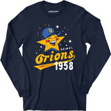 Daimai Orions - Vintage Defunct Baseball Teams - Long Sleeve T-Shirt