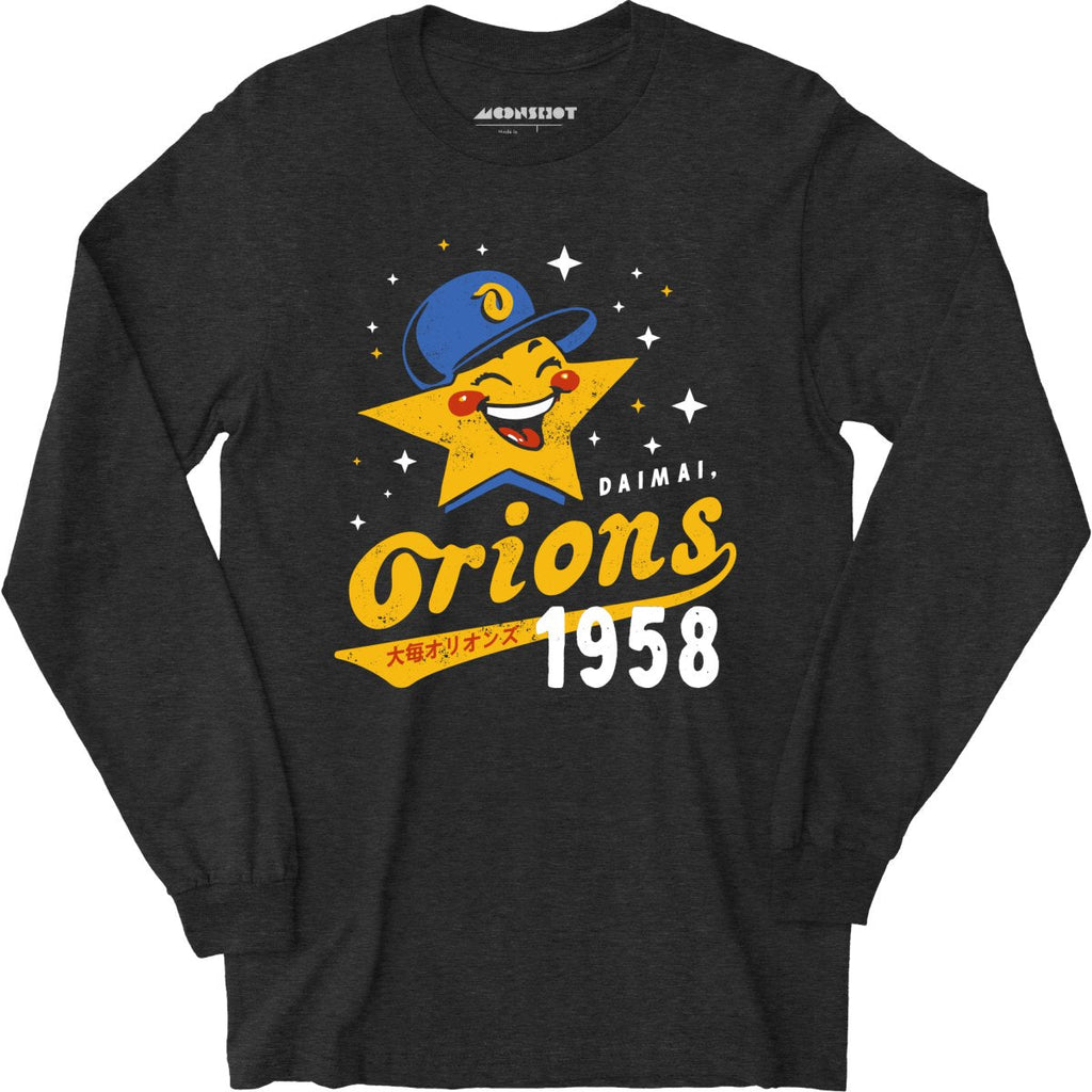 Daimai Orions - Vintage Defunct Baseball Teams - Long Sleeve T-Shirt