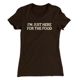 Iâ€™m Just Here For The Food Funny Thanksgiving Women's T-Shirt