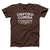 Oxford Comma Appreciation Society Funny Men/Unisex T-Shirt