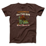 Thanksgiving Day Annual 0Mi Fun Run Funny Thanksgiving Men/Unisex T-Shirt