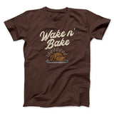 Wake 'N Bake Funny Thanksgiving Men/Unisex T-Shirt
